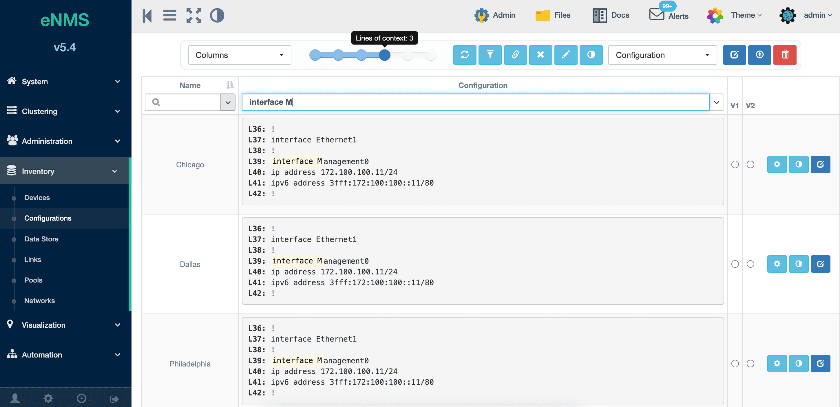 Configuration Search